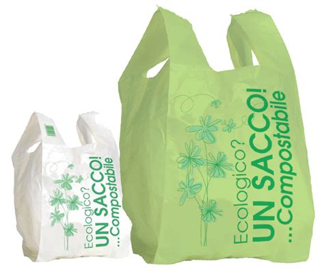 Buste shopper in plastica per negozi .